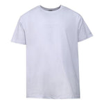 New Balance Logo Embroidered Knit Sports Round Neck Short Sleeve Couple Style Purple AMT21548-LIA