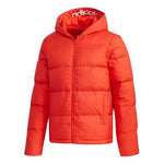 adidas neo Sports hooded Detachable Long Sleeves Down Jacket Orange Red EI4431