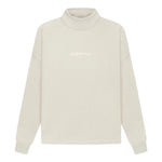 Fear of God Essentials SS22 Relaxed Mockneck Wheat Logo FOG-SS22-130