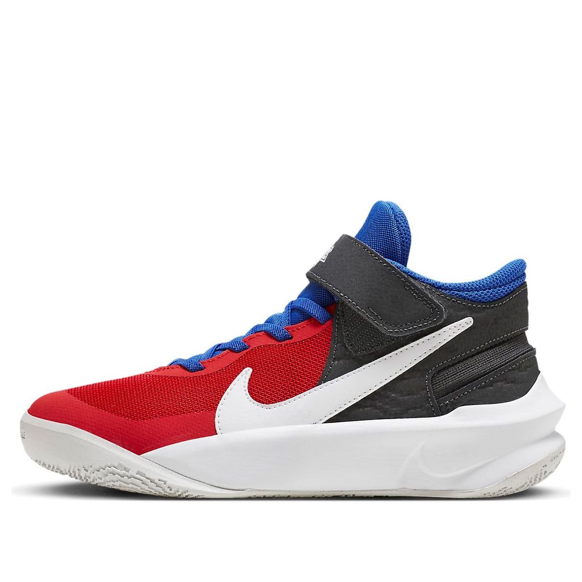 (GS) Nike Team Hustle D10 FlyEase 'University Red Game Royal' DD7303-005