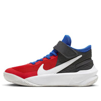 (GS) Nike Team Hustle D10 FlyEase 'University Red Game Royal' DD7303-005