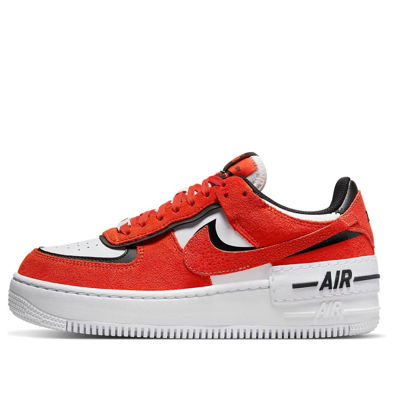 (WMNS) Nike Air Force 1 Shadow 'Cracked Leather - Rush Orange' DQ8586-800