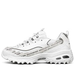 (WMNS) Skechers D'Lites 1.0 low Sneaker GS White/Black 149232-WBK