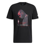 Men's adidas Character Printing Athleisure Casual Sports Short Sleeve Black T-Shirt HS8515