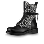 (WMNS) LOUIS VUITTON Metropolis Boots 'Black White Monogram' 1A8DEY