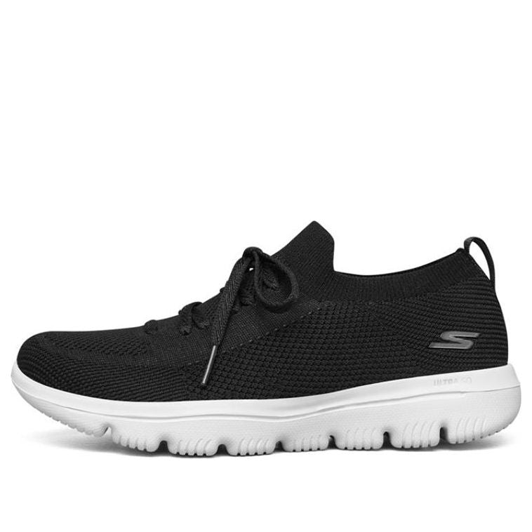 (WMNS) Skechers Go Walk Evolution Ultra 'Black And White' 15779-BKW