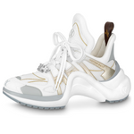 (WMNS) LOUIS VUITTON Archlight 1.0 Sneakers 'White with Gold Silver' 1AAVXU