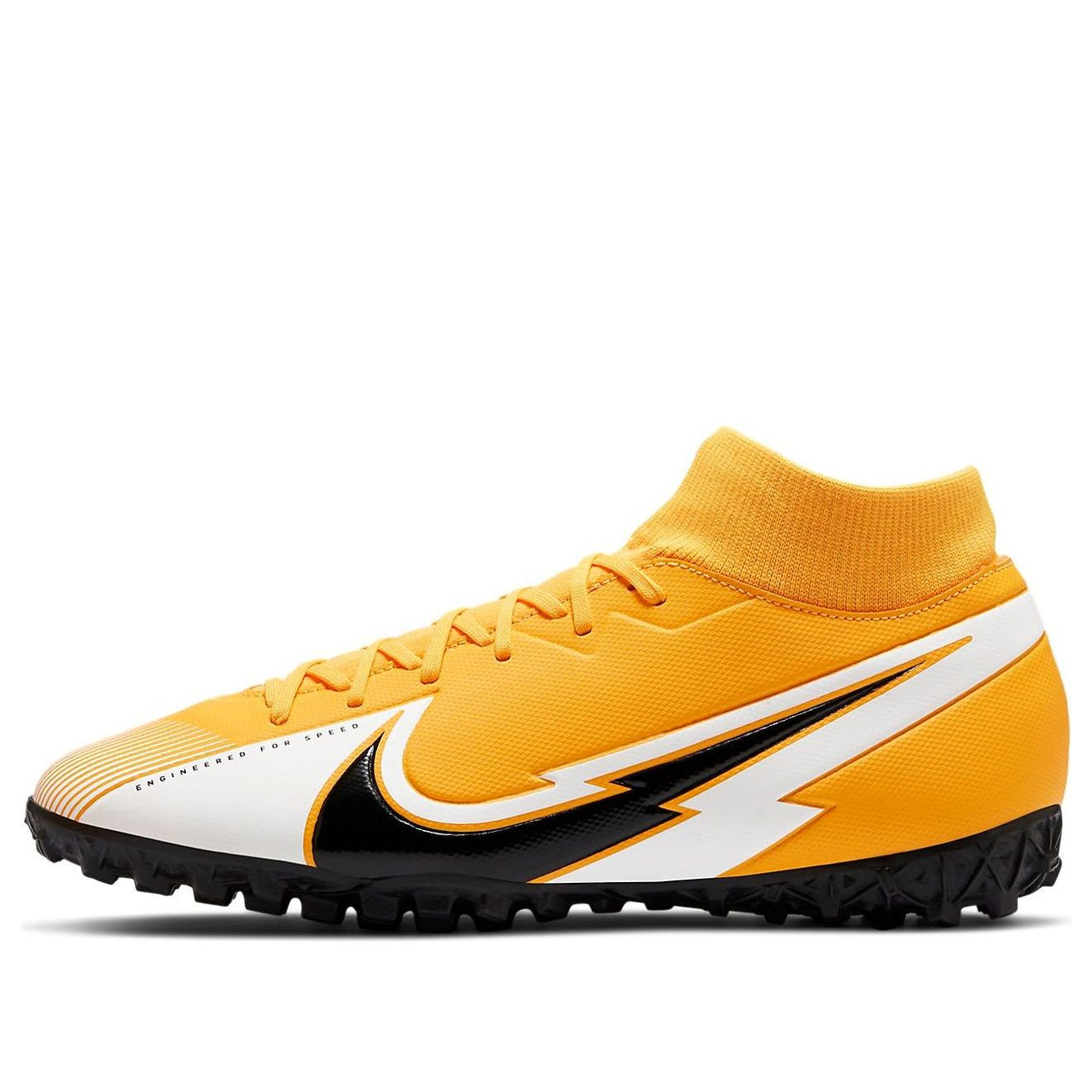 Nike Mercurial Superfly 7 Academy TF Turf 'Black Yellow' AT7978-801
