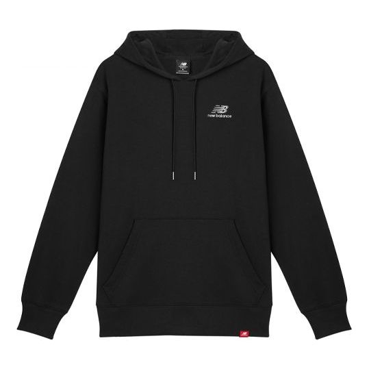 New Balance Embroidered Logo Sports Pullover Autumn Black AMT11550-BK