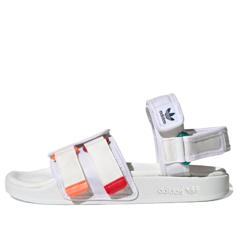 adidas Adilette Sandal 4.0 'White Scarlet True Orange' GZ8828