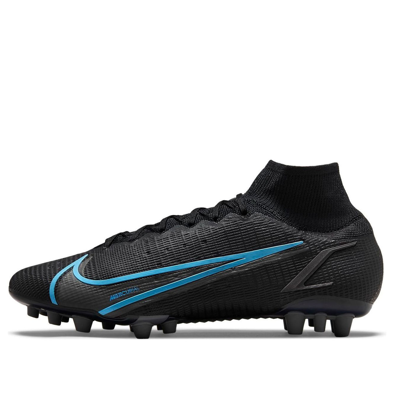 Nike Mercurial Superfly 8 Elite AG 'Black Photo Blue' CV0956-004
