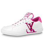 (WMNS) LOUIS VUITTON Charlie Sneakers 'White Fuchsia' 1AAVZM