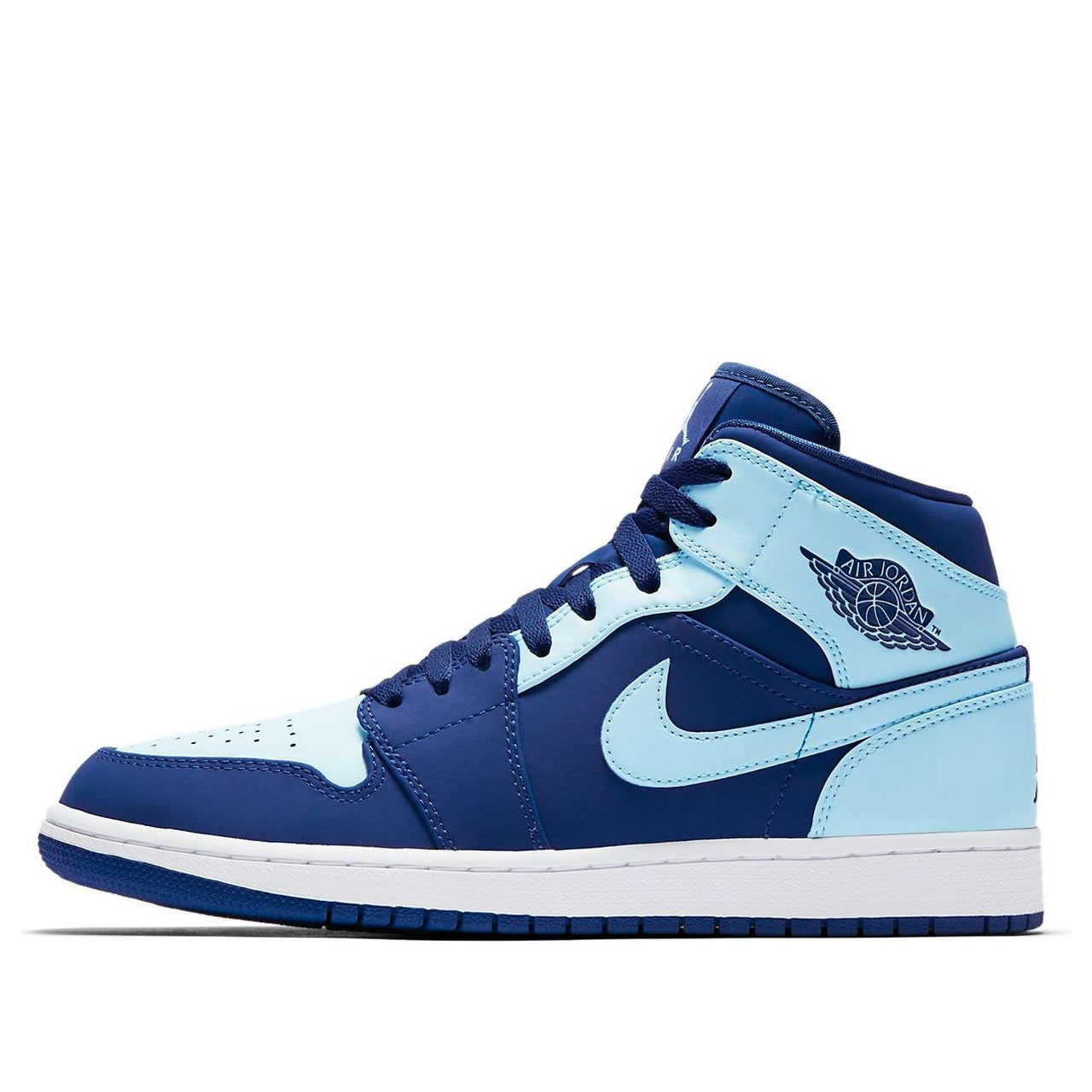 Air Jordan 1 Retro Mid 'Ice Blue' 554724-400