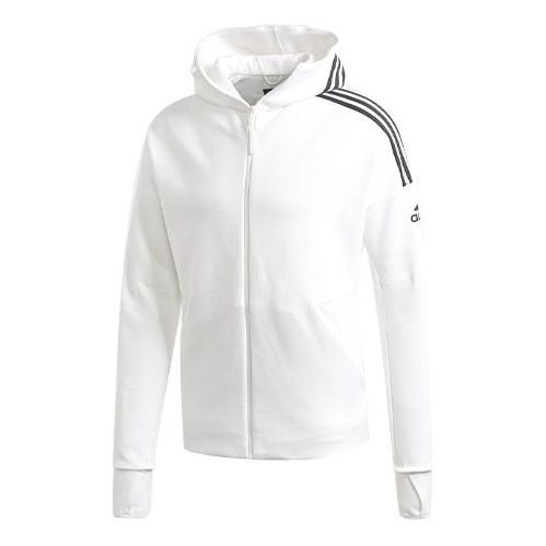 adidas ZNE HD 3ST HoodedJacket Men White FL3983