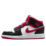 (GS) Air Jordan 1 Mid 'White Very Berry' 554725-016