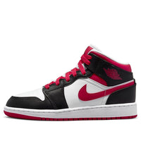 (GS) Air Jordan 1 Mid 'White Very Berry' 554725-016