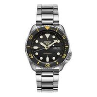 SEIKO Casual waterproof Automatic Sports Mechanical Watch 'Black Silver Gold' SRPD57K1