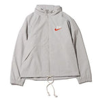 Men's Nike Sportswear Alphabet Logo Woven Jacket Light Mineral Gray DM5286-012
