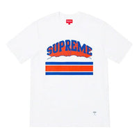 Supreme SS19 Cloud Arc Tee White Logo Tee SUP-SS19-327