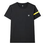 FILA Tennis Sports Training Round Neck Short Sleeve Black A11M021102G-BK