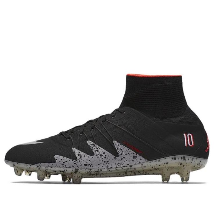 Nike x Neymar Hypervenom Phantom 2 FG 'Black Silver Crimson' 820117-006