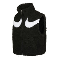 (WMNS) Nike Athleisure Casual Sports Stay Warm Stand Collar Vest Black DH1092-010