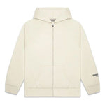 Fear of God Essentials FW20 Full Zip Hoodie 'Cream' 0192250500185569