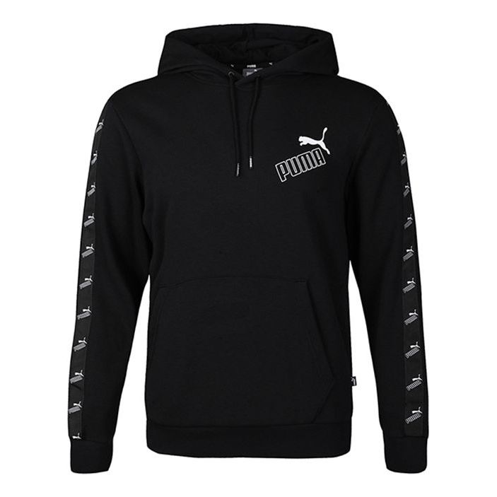 PUMA Amplified Printed Hooded Fleece Black 583518-01