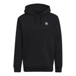 adidas originals Solid Color Small Label Fleece Lined Hoodie 'Black' H34652