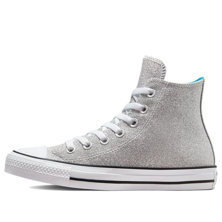(WMNS) Converse Chuck Taylor Authentic Glam Hi 'Gray Silver' 572046C