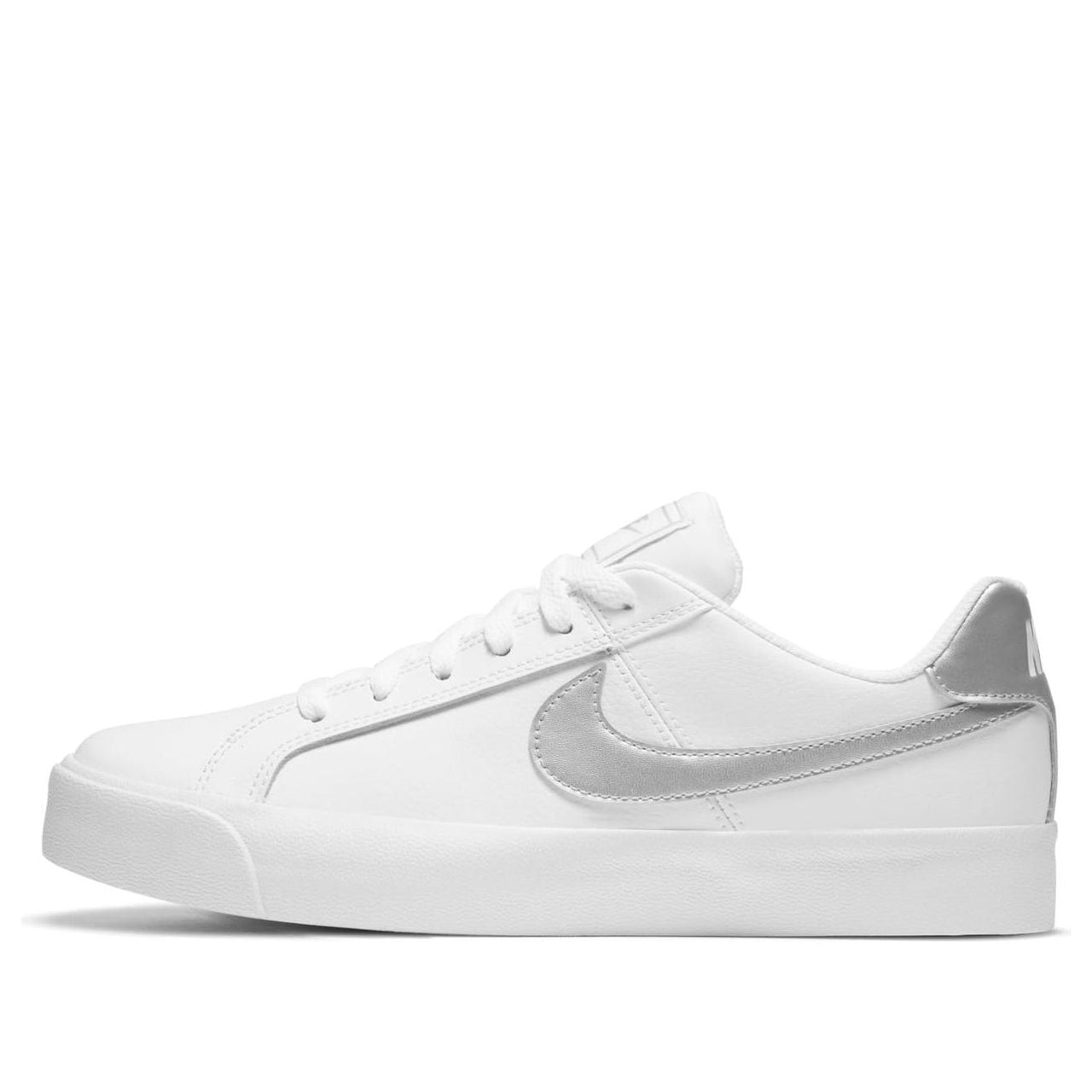 (WMNS) Nike Court Royale AC 'White Metallic Silver' AO2810-114