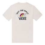 Vans Printing Loose Casual Short Sleeve Couple Style White VN0A54L9FS8