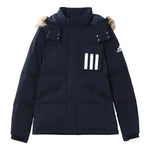 adidas DOWN PUFFA 3STR Outdoor hooded down Jacket Blue GE9928