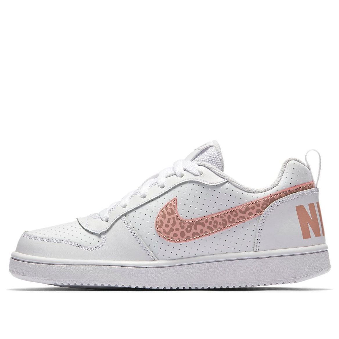 (GS) Nike Court Borough Low 'White Pink' 845104-101