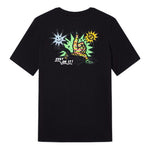 Men's Nike SS22 Cartoon Sun Hand Printing Pattern Alphabet Round Neck Short Sleeve Black T-Shirt DV3189-010