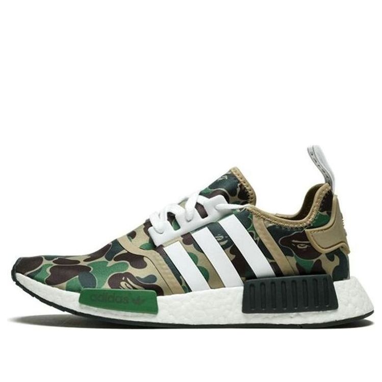 adidas x A Bathing Ape NMD_R1 'Olive Camo' BA7326