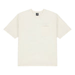 New Balance Logo Embroidered Pocket Knit Round Neck Short Sleeve Couple Style White AMT21549-IV