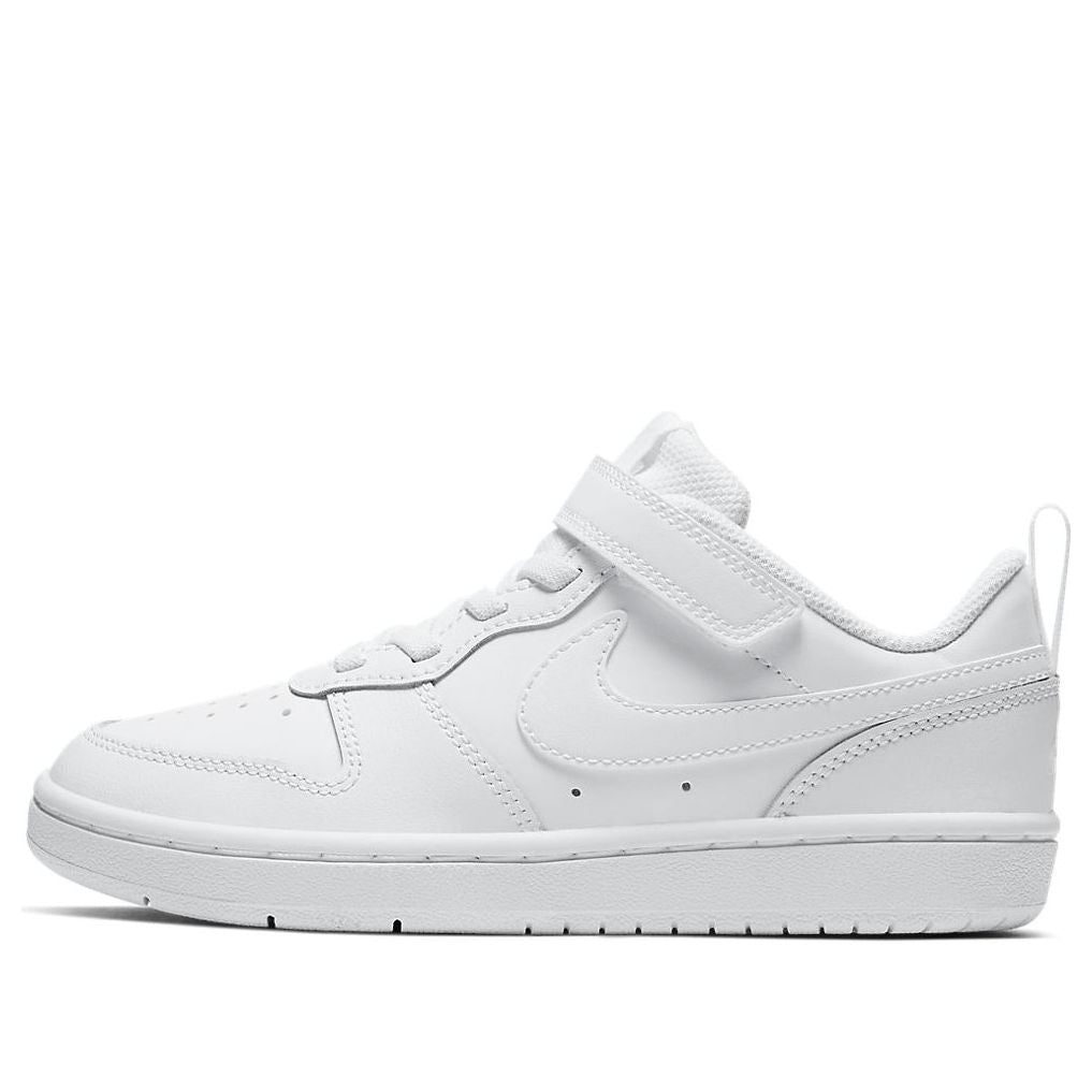 (PS) Nike Court Borough Low 2 'Triple White' BQ5451-100