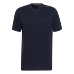 adidas Casual Logo Solid Color Round Neck Short Sleeve Navy Blue HC4228
