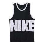 Men's Nike Large Logo Printing Sports Basketball Jersey/Vest Black DA1042-010