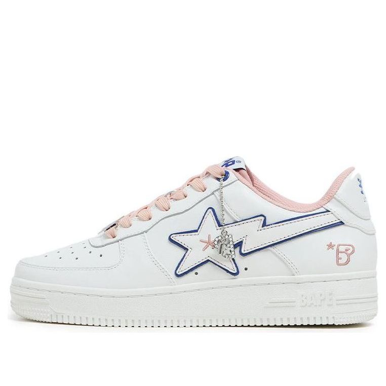 (WMNS) A BATHING APE x Bapy Bape Sta 'Pink White' BPYSNSN0061C