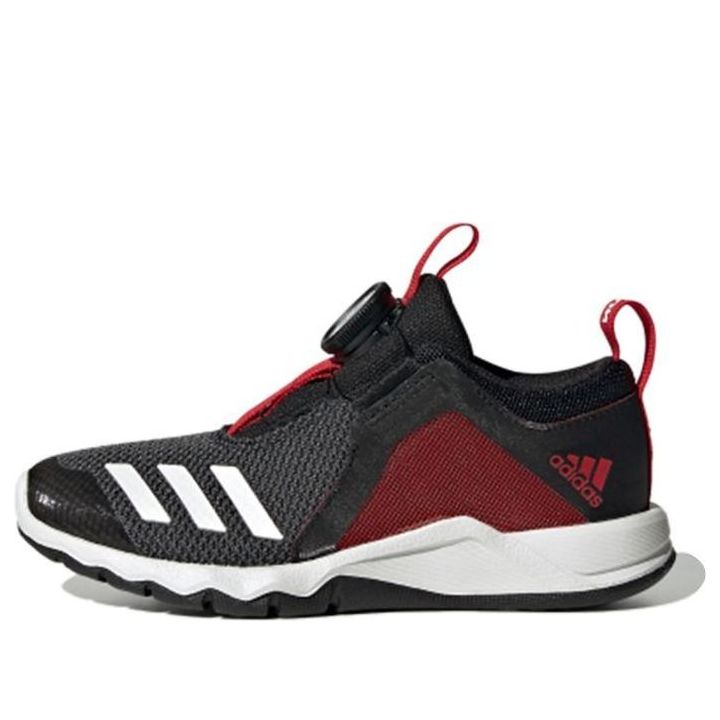 (PS) adidas Rapidaflex Boa K 'Black Red White' FV6821