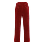 Men's adidas x IVY PARK Crossover Solid Color Stripe Sports Pants/Trousers/Joggers Red HN0306