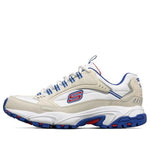 Skechers Stamina Low Running Shoes White/Red/Yellow 51286-WRDB
