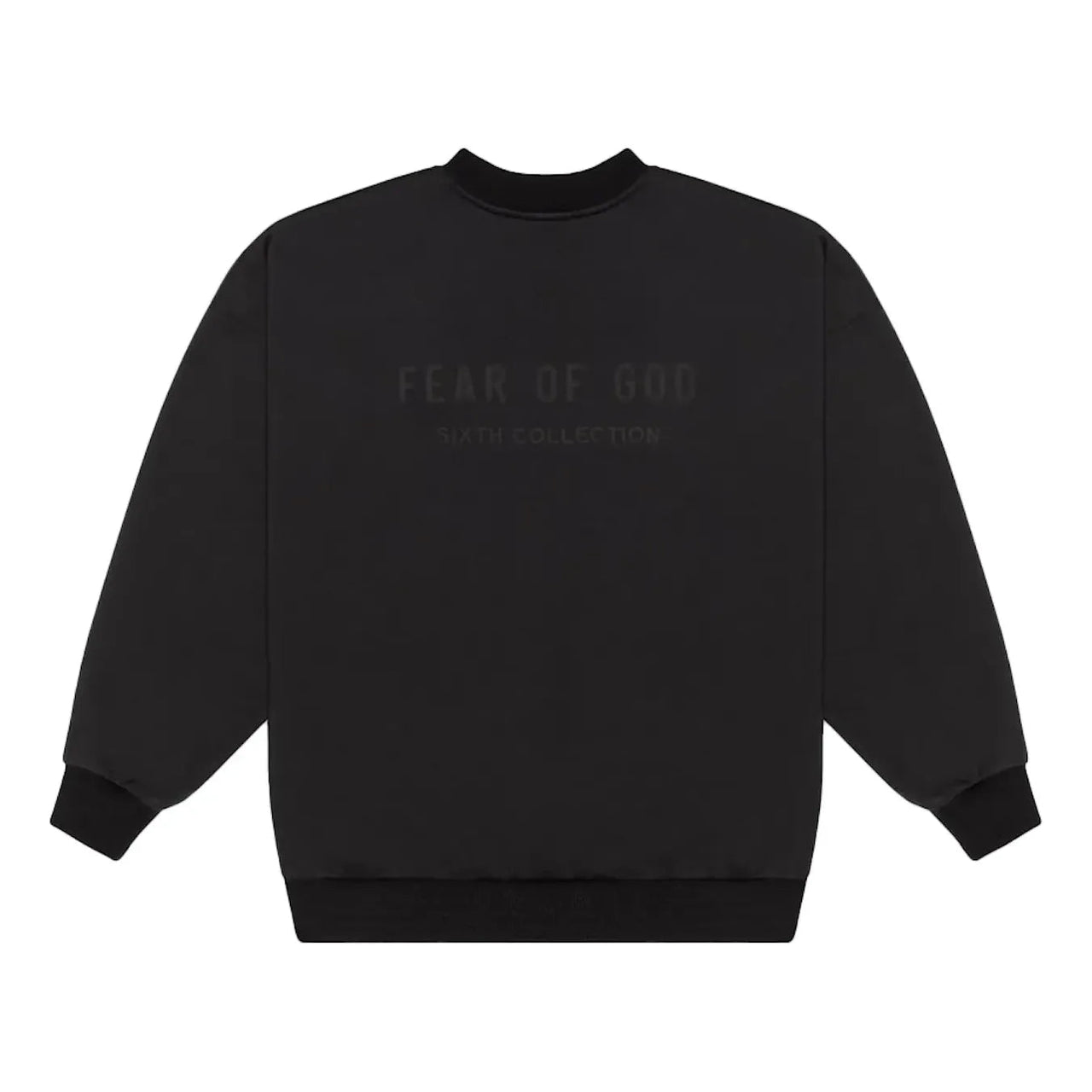 Fear of God Back Logo Crewneck Sweatshirt 'Black' FOG-FW19-64