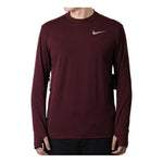 Nike Front Swoosh Logo Long Sleeves 'Maroon Red White' 930241-013