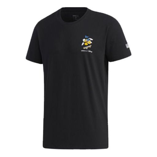 adidas neo Sports Round Neck Short Sleeve Black GJ5645