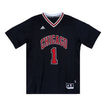 adidas Men Basketball NBA Chicago Bulls Derrick Rose Int Swingman 'Black Red' A58658