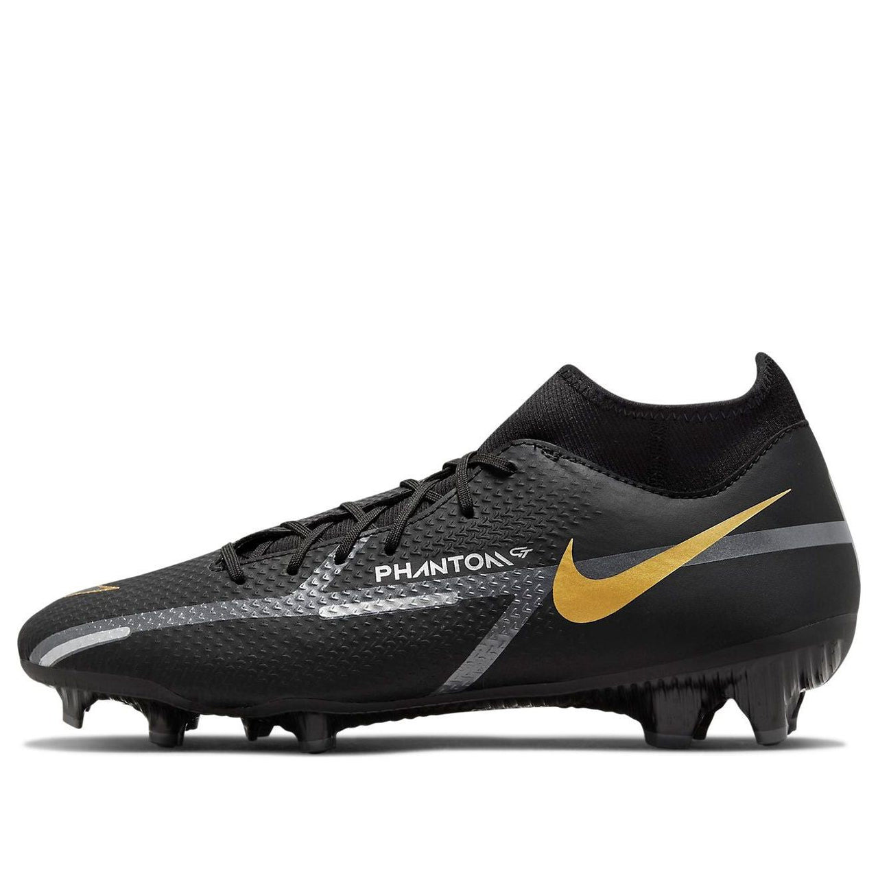 Nike Phantom GT2 Academy DF MG 'Black Metallic Gold' DC0797-007