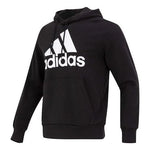 adidas French Terry Big Logo Hoodie 'Black White' IC9363